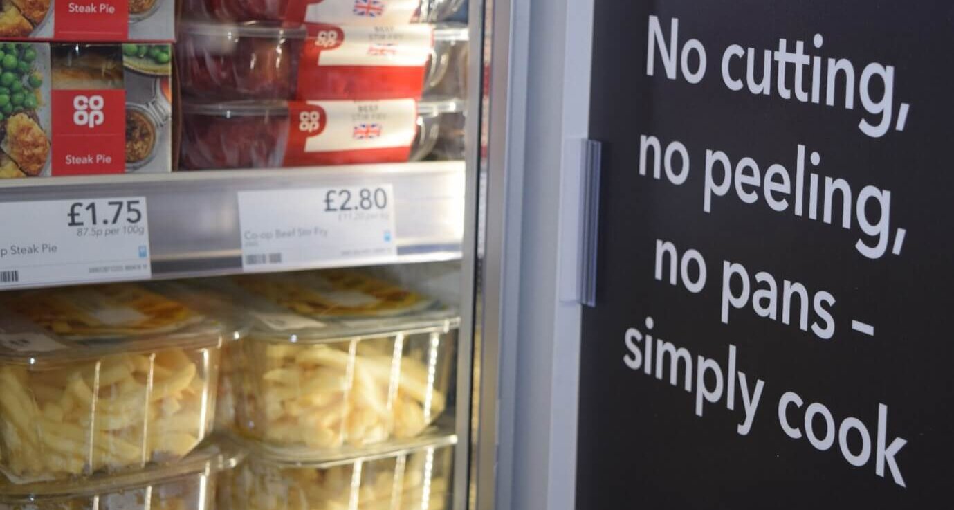 Co-op Meal Solutions shelf